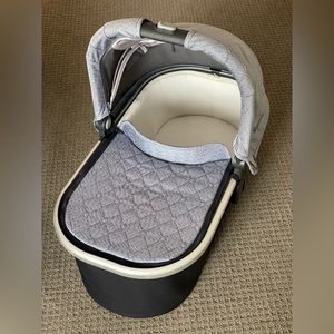 UPPAbaby Bassinet Henry (Blue Marl/ Silver) w/ lower adapters